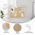 Flash Furniture HGWA-LINEN-18X24-WHTWSH-GG Rustic Wall Mount Whitewashed Linen Board with Wood Push Pins, 18" x 24"  addl-3