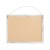 Flash Furniture HGWA-LINEN-18X24-WHTWSH-GG Rustic Wall Mount Whitewashed Linen Board with Wood Push Pins, 18" x 24"  addl-7