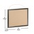 Flash Furniture HGWA-LINEN-20X30-BLK-GG Rustic Wall Mount Black Linen Board with Wood Push Pins, 20" x 30" addl-4