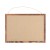 Flash Furniture HGWA-LINEN-20X30-BRN-GG Rustic Wall Mount Torched Brown Linen Board with Wood Push Pins, 20" x 30"  addl-10
