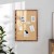 Flash Furniture HGWA-LINEN-20X30-BRN-GG Rustic Wall Mount Torched Brown Linen Board with Wood Push Pins, 20" x 30"  addl-5