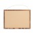 Flash Furniture HGWA-LINEN-20X30-BRN-GG Rustic Wall Mount Torched Brown Linen Board with Wood Push Pins, 20" x 30"  addl-7