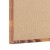 Flash Furniture HGWA-LINEN-20X30-BRN-GG Rustic Wall Mount Torched Brown Linen Board with Wood Push Pins, 20" x 30"  addl-8