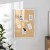 Flash Furniture HGWA-LINEN-20X30-WHTWSH-GG Rustic Wall Mount Whitewashed Linen Board with Wood Push Pins, 20" x 30"  addl-5