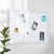 Flash Furniture HGWA-WHITE-20X30-WHTWSH-GG Wall Mount White Board with Dry Erase Marker, 4 Magnets, Eraser, Whitewashed 20" x 30"  addl-5