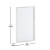 Flash Furniture HGWA-WHITE-24X36-WHTWSH-GG Wall Mount White Board with Dry Erase Marker, 4 Magnets, Eraser, Whitewashed, 24" x 36"  addl-4