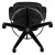 Flash Furniture HL-0001-1CBLACK-GG Mid-Back Black Mesh Ergonomic Drafting Chair with Black Frame addl-11