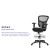 Flash Furniture HL-0001-1CBLACK-GG Mid-Back Black Mesh Ergonomic Drafting Chair with Black Frame addl-3