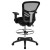 Flash Furniture HL-0001-1CBLACK-GG Mid-Back Black Mesh Ergonomic Drafting Chair with Black Frame addl-6