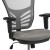 Flash Furniture HL-0001-1CBLACK-LTGY-GG Mid-Back Light Gray Mesh Ergonomic Drafting Chair with Black Frame addl-7