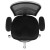 Flash Furniture HL-0001-1CWHITE-GG Mid-Back Black Mesh Ergonomic Drafting Chair with White Frame addl-10