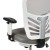 Flash Furniture HL-0001-1CWHITE-LTGY-GG Mid-Back Light Gray Mesh Ergonomic Drafting Chair with White Frame addl-12