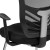 Flash Furniture HL-0001B-BK-GG Black Mesh Side Reception Chair with Chrome Sled Base addl-12