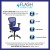 Flash Furniture HL-0001-BL-GG Mid-Back Blue Mesh Multifunction Executive Swivel Ergonomic Office Chair with Adjustable Arms addl-3