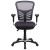 Flash Furniture HL-0001-DK-GY-GG Mid-Back Dark Gray Mesh Multifunction Executive Swivel Ergonomic Office Chair addl-10