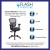 Flash Furniture HL-0001-DK-GY-GG Mid-Back Dark Gray Mesh Multifunction Executive Swivel Ergonomic Office Chair addl-3