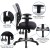 Flash Furniture HL-0001-DK-GY-GG Mid-Back Dark Gray Mesh Multifunction Executive Swivel Ergonomic Office Chair addl-5