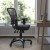 Flash Furniture HL-0001-DK-GY-RLB-GG Mid-Back Dark Gray Mesh Multifunction Executive Swivel Ergonomic Office Chair with Transparent Roller Wheels addl-1
