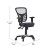 Flash Furniture HL-0001-DK-GY-RLB-GG Mid-Back Dark Gray Mesh Multifunction Executive Swivel Ergonomic Office Chair with Transparent Roller Wheels addl-4