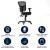 Flash Furniture HL-0001-GG Mid-Back Black Mesh Multifunction Executive Swivel Ergonomic Office Chair addl-12