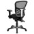 Flash Furniture HL-0001-GG Mid-Back Black Mesh Multifunction Executive Swivel Ergonomic Office Chair addl-7
