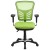 Flash Furniture HL-0001-GN-GG Mid-Back Green Mesh Multifunction Executive Swivel Ergonomic Office Chair addl-10