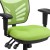 Flash Furniture HL-0001-GN-GG Mid-Back Green Mesh Multifunction Executive Swivel Ergonomic Office Chair addl-11