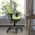 Flash Furniture HL-0001-GN-RLB-GG Mid-Back Green Mesh Multifunction Executive Swivel Ergonomic Office Chair with Transparent Roller Wheels addl-1