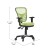 Flash Furniture HL-0001-GN-RLB-GG Mid-Back Green Mesh Multifunction Executive Swivel Ergonomic Office Chair with Transparent Roller Wheels addl-4