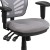 Flash Furniture HL-0001-GY-GG Mid-Back Gray Mesh Multifunction Executive Swivel Ergonomic Office Chair addl-11