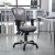 Flash Furniture HL-0001-GY-GG Mid-Back Gray Mesh Multifunction Executive Swivel Ergonomic Office Chair addl-1