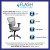 Flash Furniture HL-0001-GY-GG Mid-Back Gray Mesh Multifunction Executive Swivel Ergonomic Office Chair addl-3