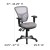 Flash Furniture HL-0001-GY-GG Mid-Back Gray Mesh Multifunction Executive Swivel Ergonomic Office Chair addl-6