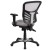 Flash Furniture HL-0001-GY-GG Mid-Back Gray Mesh Multifunction Executive Swivel Ergonomic Office Chair addl-7