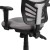 Flash Furniture HL-0001-GY-GG Mid-Back Gray Mesh Multifunction Executive Swivel Ergonomic Office Chair addl-8