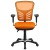 Flash Furniture HL-0001-OR-GG Mid-Back Orange Mesh Multifunction Executive Swivel Ergonomic Office Chair addl-10