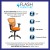 Flash Furniture HL-0001-OR-GG Mid-Back Orange Mesh Multifunction Executive Swivel Ergonomic Office Chair addl-3