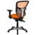 Flash Furniture HL-0001-OR-GG Mid-Back Orange Mesh Multifunction Executive Swivel Ergonomic Office Chair addl-7