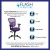 Flash Furniture HL-0001-PUR-GG Mid-Back Purple Mesh Multifunction Executive Swivel Ergonomic Office Chair addl-3
