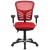 Flash Furniture HL-0001-RED-GG Mid-Back Red Mesh Multifunction Executive Swivel Ergonomic Office Chair addl-10