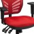 Flash Furniture HL-0001-RED-GG Mid-Back Red Mesh Multifunction Executive Swivel Ergonomic Office Chair addl-11