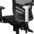 Flash Furniture HL-0001T-GG Mid-Back Transparent Black Mesh Multifunction Executive Swivel Ergonomic Office Chair addl-7