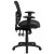 Flash Furniture HL-0001T-GG Mid-Back Transparent Black Mesh Multifunction Executive Swivel Ergonomic Office Chair addl-8