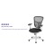 Flash Furniture HL-0001-WH-BK-GG Mid-Back Black Mesh Multifunction Executive Swivel Ergonomic Office Chair with White Frame addl-4