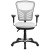 Flash Furniture HL-0001-WH-GG Mid-Back White Mesh Multifunction Executive Swivel Ergonomic Office Chair addl-10