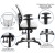 Flash Furniture HL-0001-WH-GG Mid-Back White Mesh Multifunction Executive Swivel Ergonomic Office Chair addl-5