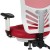 Flash Furniture HL-0001-WH-RED-GG Mid-Back Red Mesh Multifunction Executive Swivel Ergonomic Office Chair with White Frame addl-13