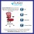 Flash Furniture HL-0001-WH-RED-GG Mid-Back Red Mesh Multifunction Executive Swivel Ergonomic Office Chair with White Frame addl-3