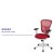 Flash Furniture HL-0001-WH-RED-GG Mid-Back Red Mesh Multifunction Executive Swivel Ergonomic Office Chair with White Frame addl-4