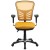 Flash Furniture HL-0001-YEL-GG Mid-Back Yellow-Orange Mesh Multifunction Executive Swivel Ergonomic Office Chair addl-10